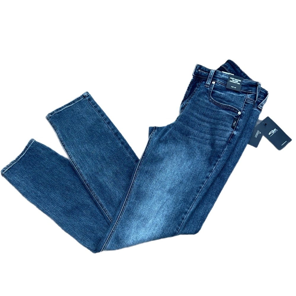 NWT Silver Jeans Most wanted mid rise Straight Leg Denim